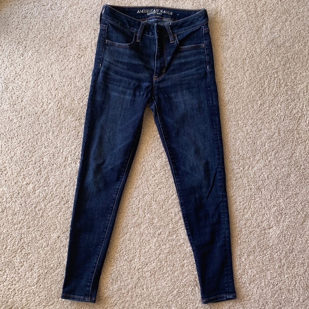 American Eagle super super stretch skinny jeans